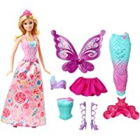 Los mejores  - Barbie Dreamtopia- muñeca fiesta de disfraces princesa- sirena y hada- regalo para niñas y niños 3-9 años (Mattel DHC39)